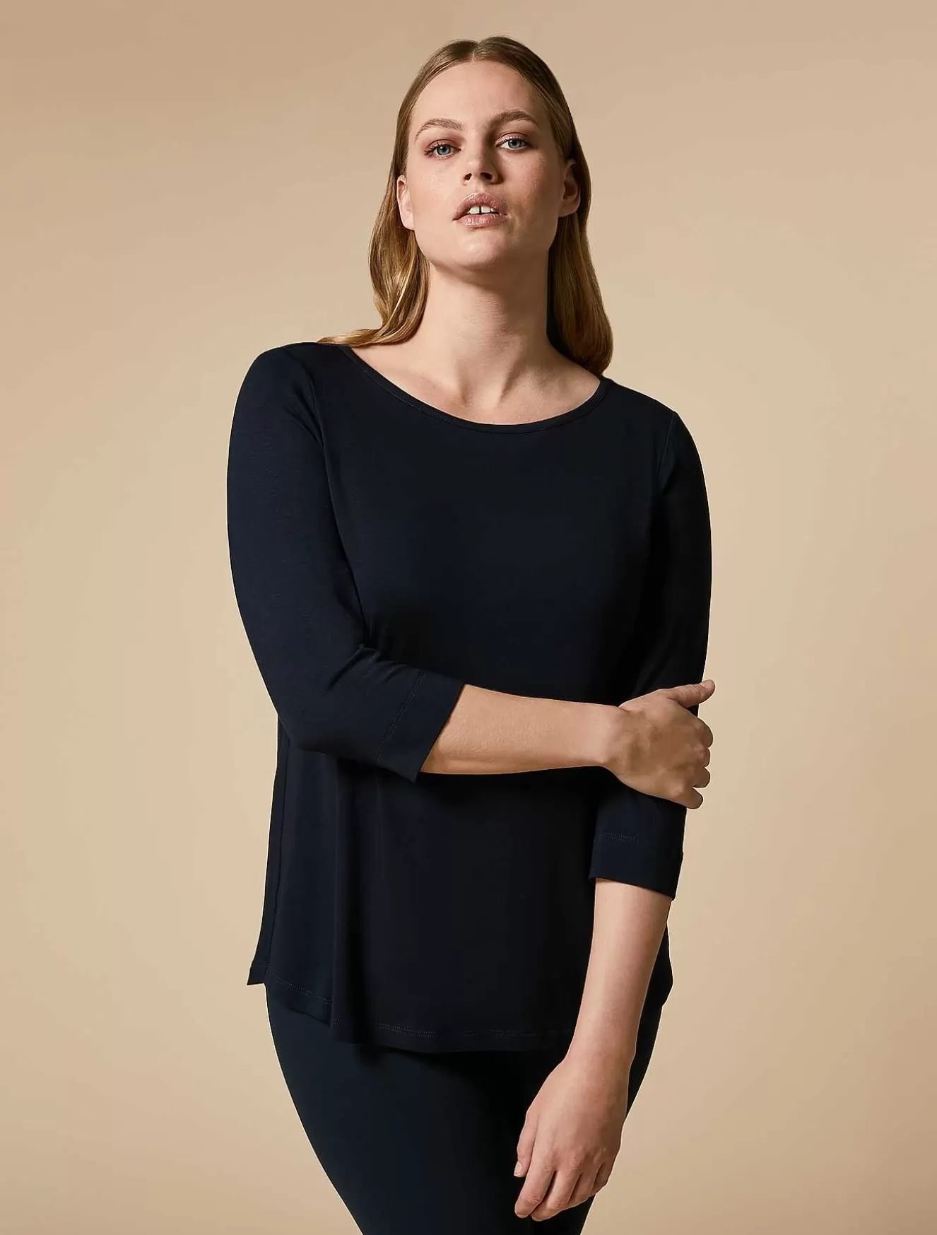 Viscose Jersey T-Shirt-Marina Rinaldi Best Sale