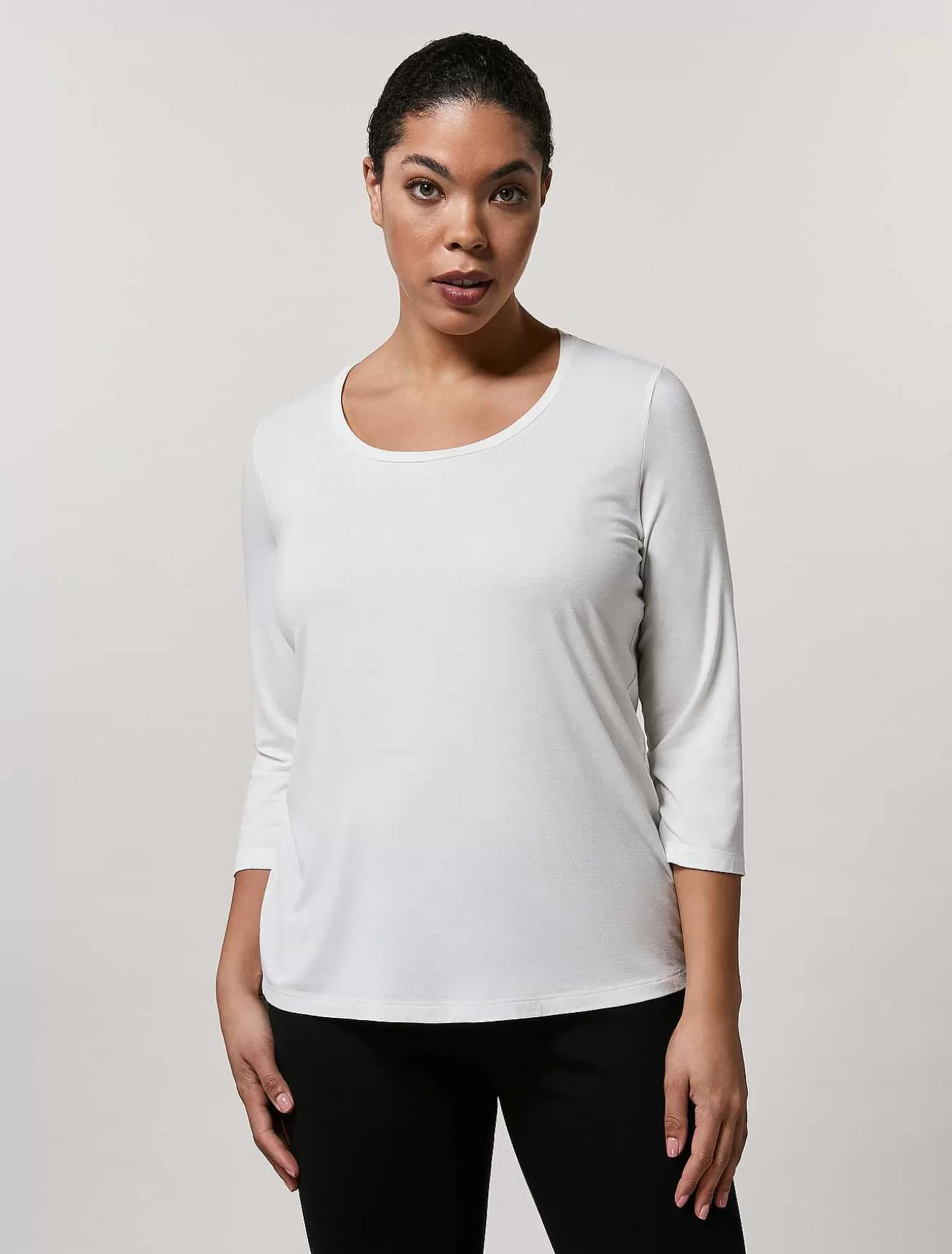 Viscose Jersey T-Shirt-Marina Rinaldi Clearance