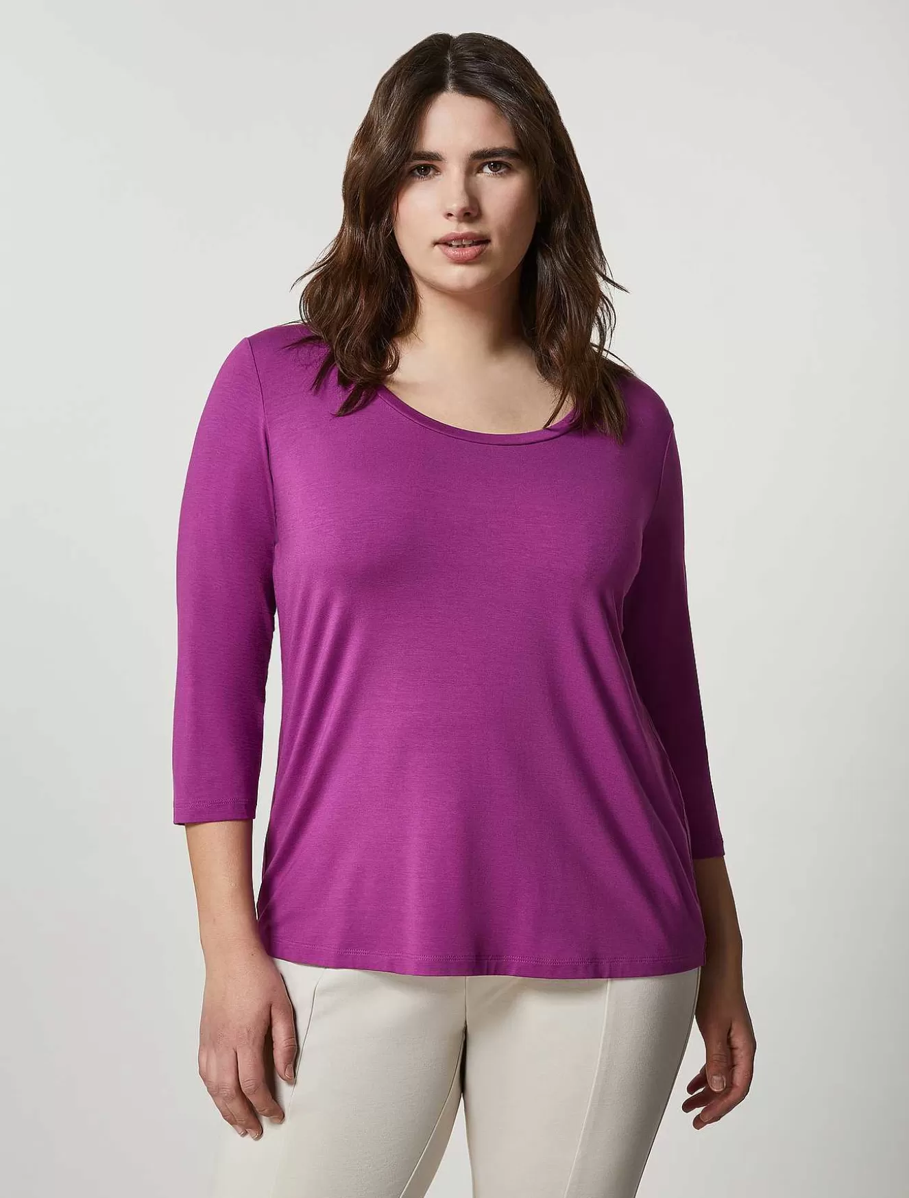 Viscose Jersey T-Shirt-Marina Rinaldi Flash Sale
