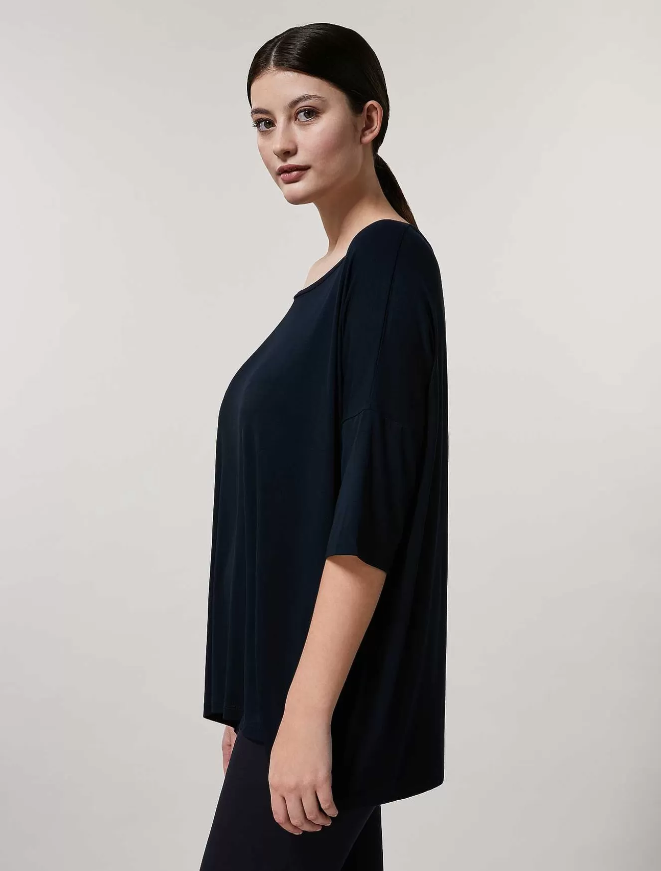 Viscose Jersey T-Shirt-Marina Rinaldi Cheap