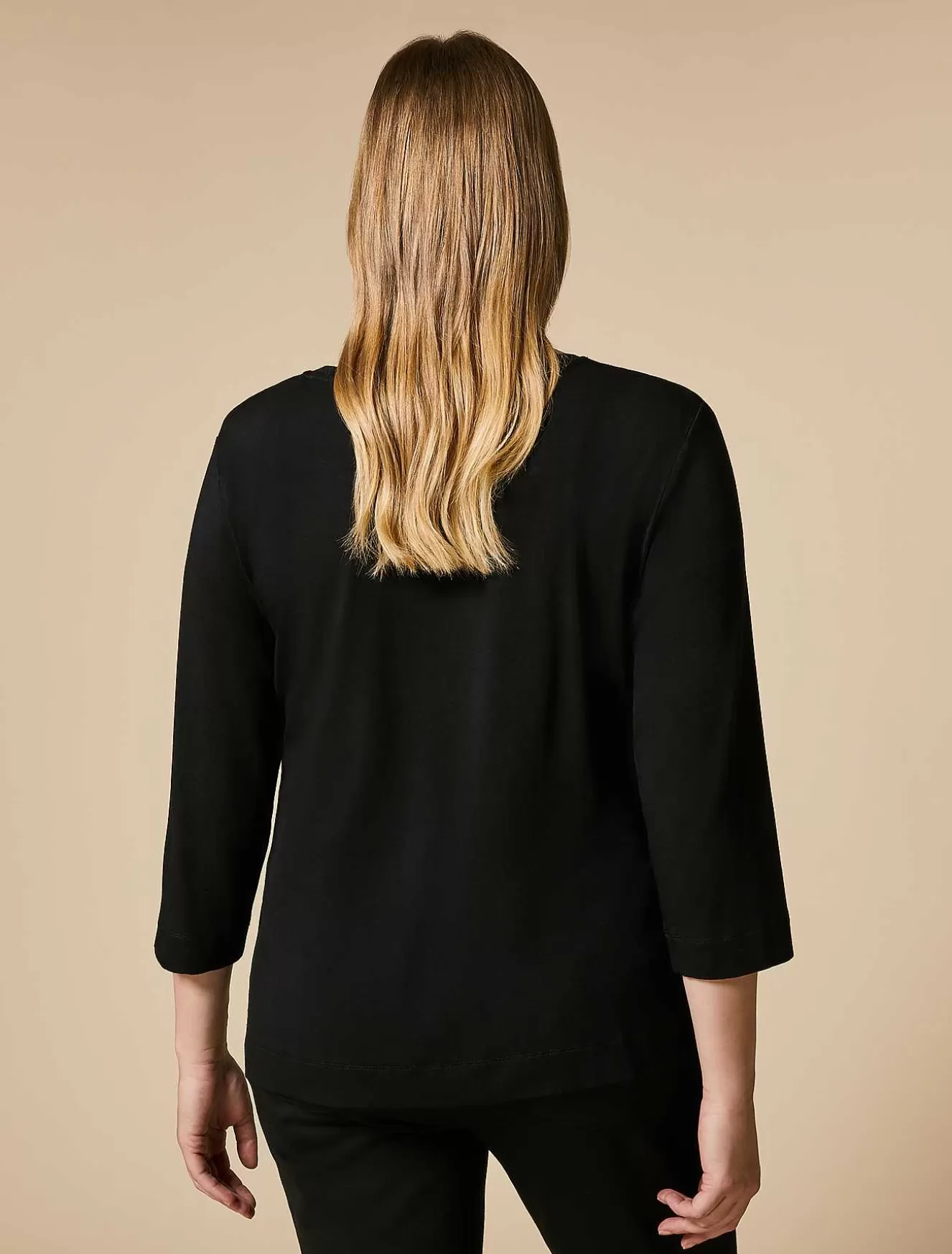 Viscose Jersey T-Shirt-Marina Rinaldi Hot